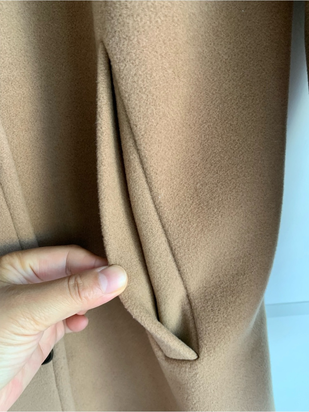 NWOT Aritzia Sunday Best Oversized Double-Breasted Wool Cashmere Coat size L - Picture 8 of 11